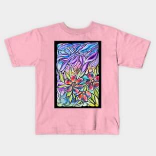 Floral painting Kids T-Shirt